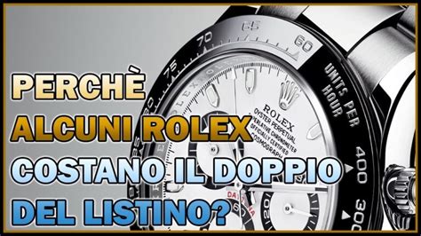 rolex perchè costano tanto